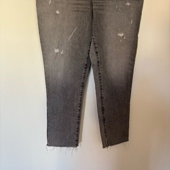 Good American Size 14/32 The Weekender Aft Jeans Denim - Picture 3 of 9